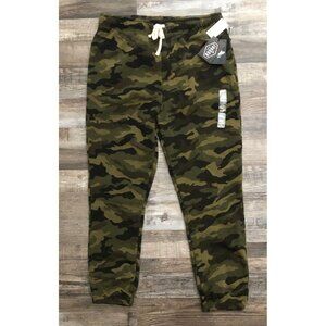 Across the Pond Mens Medium Camo Stretch Jogger Joggers Pants New with Tags